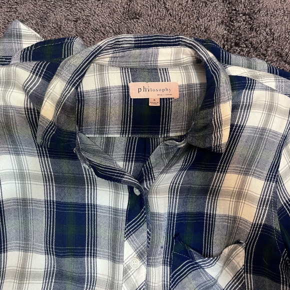 Philosophy Plaid Shirt - Picture 3 of 3